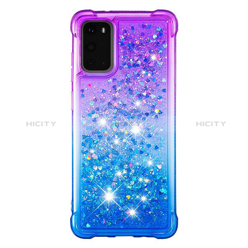 Coque Silicone Housse Etui Gel Bling-Bling S02 pour Samsung Galaxy S20 Plus