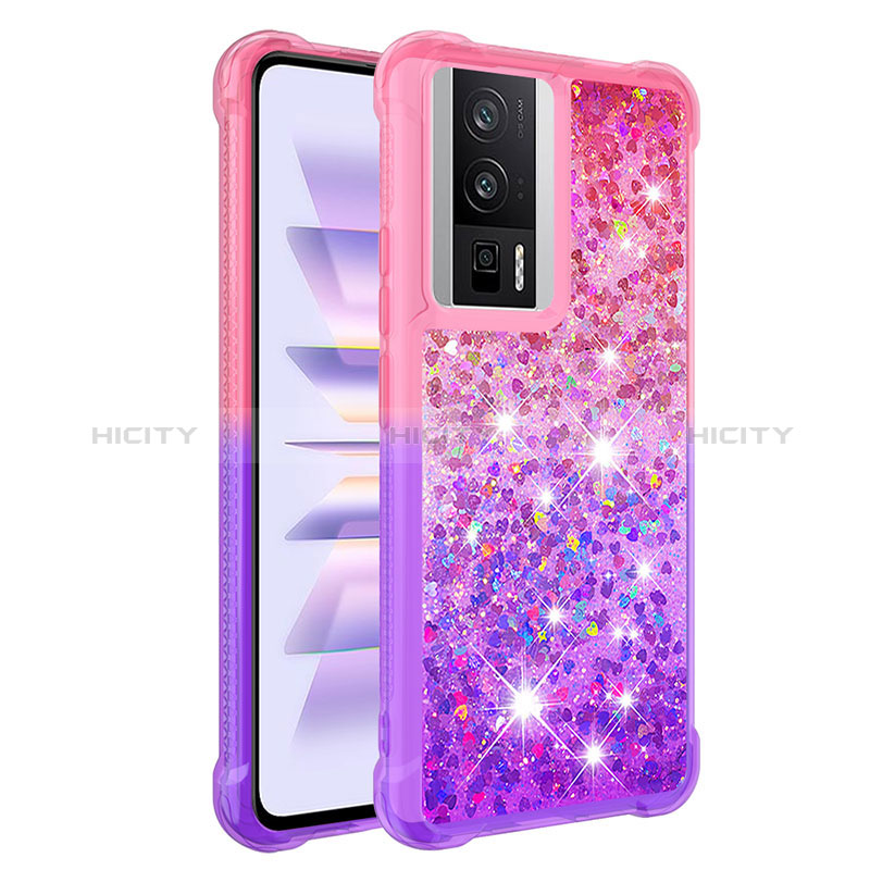 Coque Silicone Housse Etui Gel Bling-Bling S02 pour Xiaomi Redmi K60 5G Plus