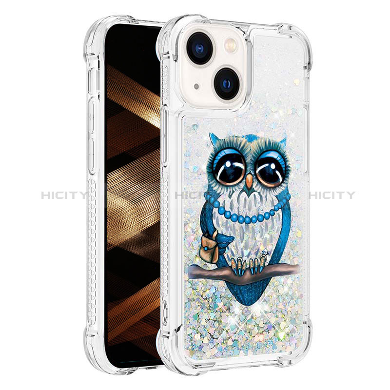 Coque Silicone Housse Etui Gel Bling-Bling S03 pour Apple iPhone 13 Mixte Plus