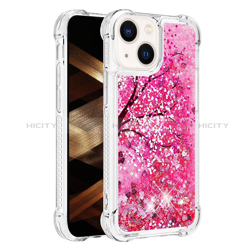 Coque Silicone Housse Etui Gel Bling-Bling S03 pour Apple iPhone 15 Plus