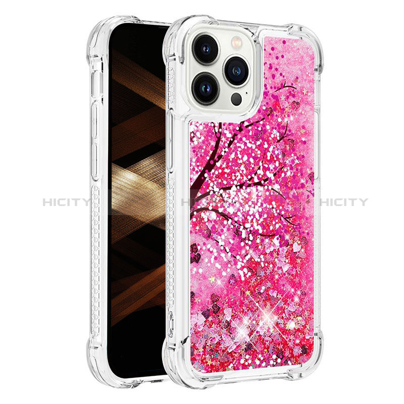 Coque Silicone Housse Etui Gel Bling-Bling S03 pour Apple iPhone 15 Pro Max Plus