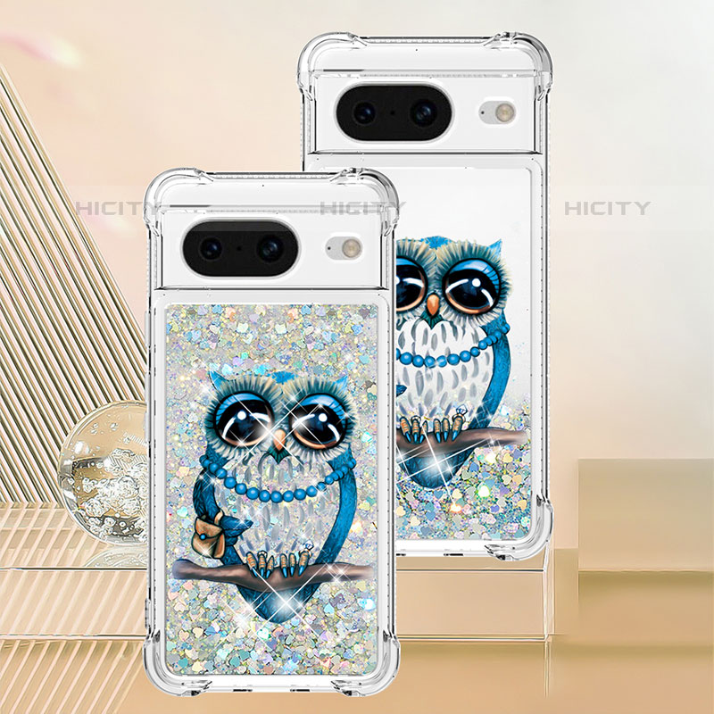 Coque Silicone Housse Etui Gel Bling-Bling S03 pour Google Pixel 8 5G Plus