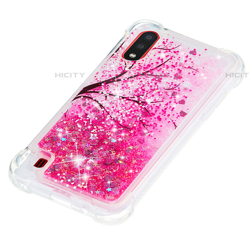 Coque Silicone Housse Etui Gel Bling-Bling S03 pour Samsung Galaxy A01 SM-A015 Plus