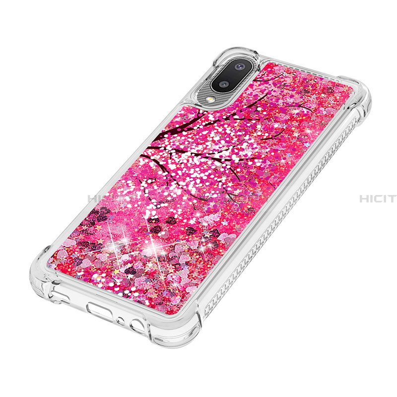 Coque Silicone Housse Etui Gel Bling-Bling S03 pour Samsung Galaxy A02 Plus