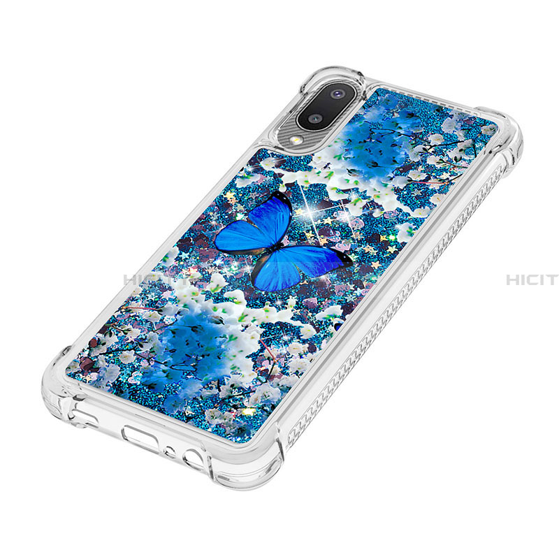 Coque Silicone Housse Etui Gel Bling-Bling S03 pour Samsung Galaxy A02 Plus