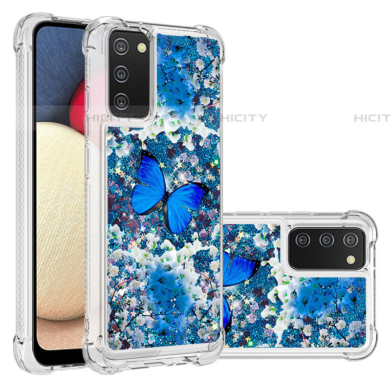 Coque Silicone Housse Etui Gel Bling-Bling S03 pour Samsung Galaxy A03s Plus