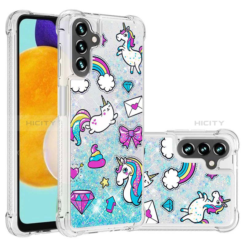 Coque Silicone Housse Etui Gel Bling-Bling S03 pour Samsung Galaxy A04s Plus