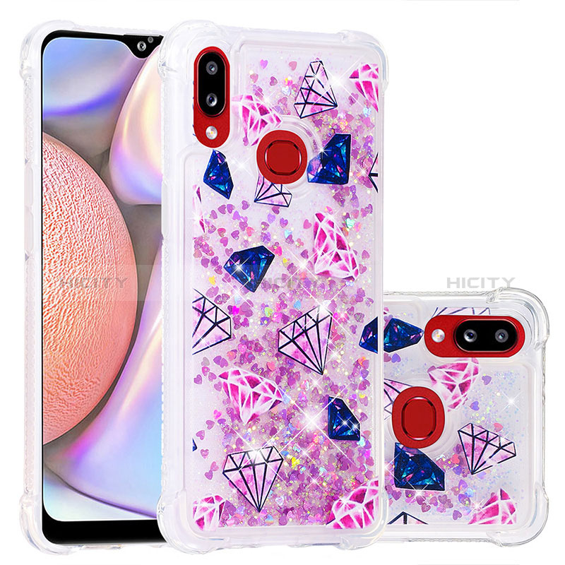 Coque Silicone Housse Etui Gel Bling-Bling S03 pour Samsung Galaxy A10s Plus