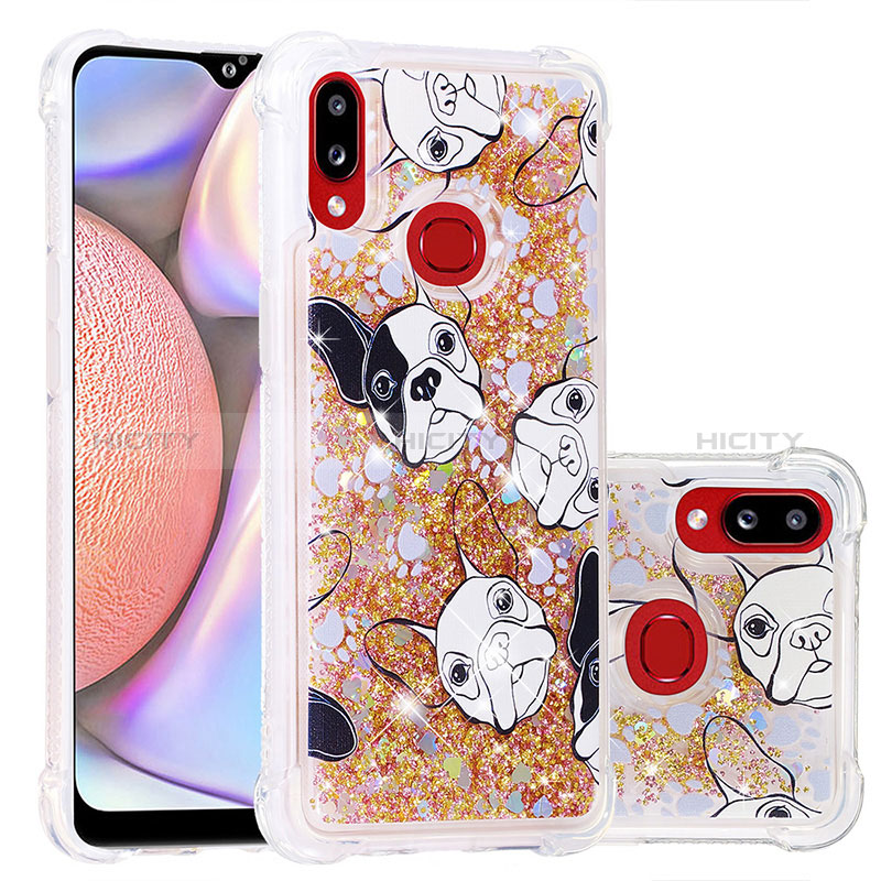 Coque Silicone Housse Etui Gel Bling-Bling S03 pour Samsung Galaxy A10s Plus