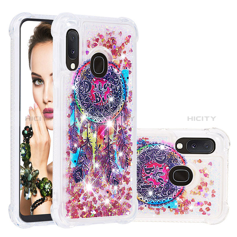 Coque Silicone Housse Etui Gel Bling-Bling S03 pour Samsung Galaxy A20e Mixte Plus