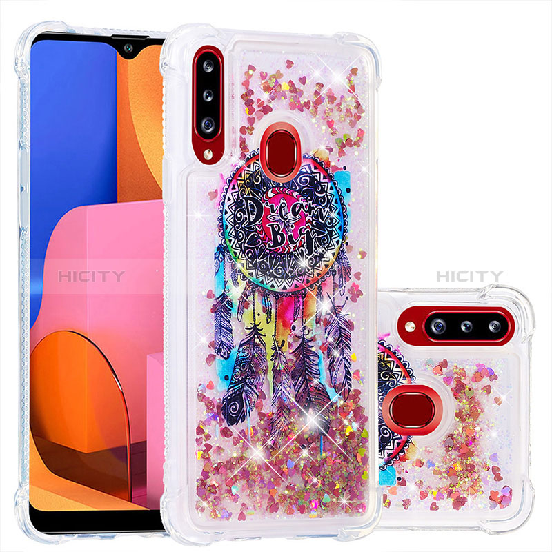 Coque Silicone Housse Etui Gel Bling-Bling S03 pour Samsung Galaxy A20s Mixte Plus