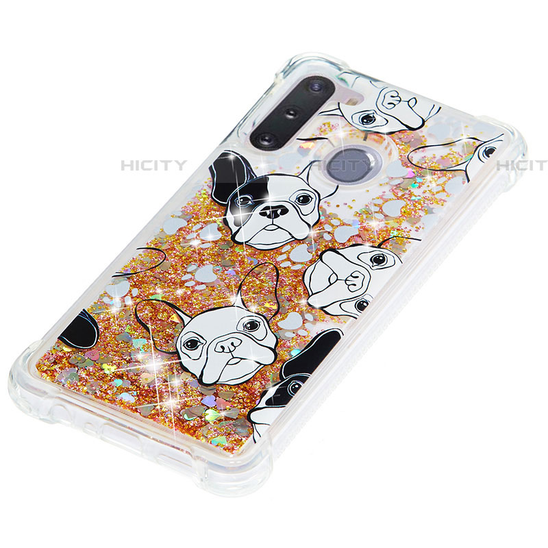 Coque Silicone Housse Etui Gel Bling-Bling S03 pour Samsung Galaxy A21 European Plus