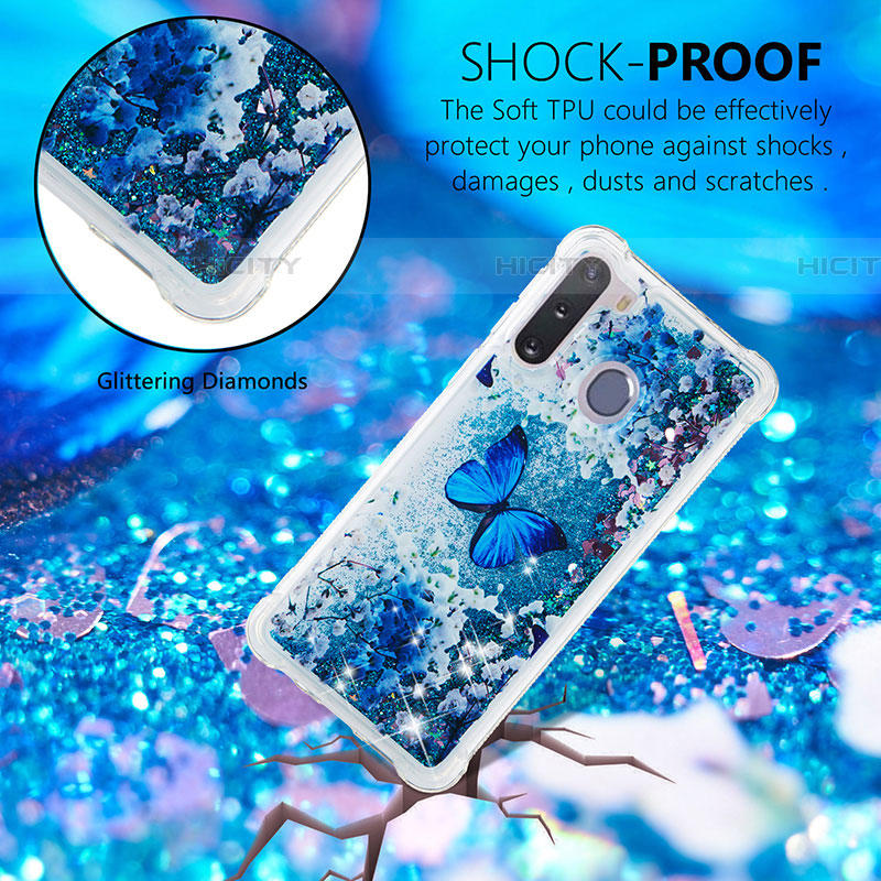 Coque Silicone Housse Etui Gel Bling-Bling S03 pour Samsung Galaxy A21 European Plus