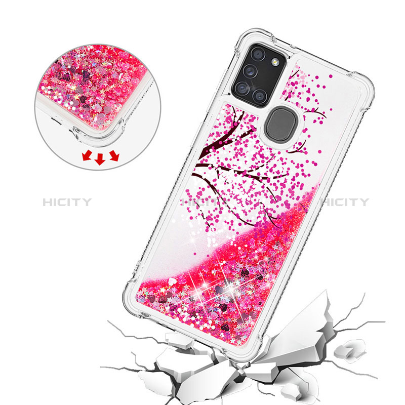 Coque Silicone Housse Etui Gel Bling-Bling S03 pour Samsung Galaxy A21s Plus
