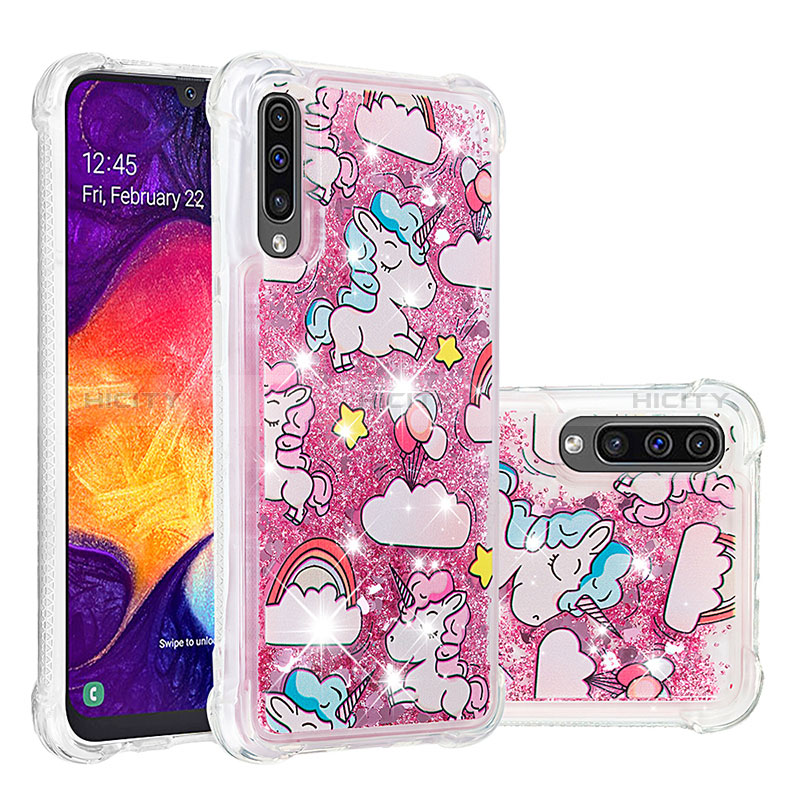 Coque Silicone Housse Etui Gel Bling-Bling S03 pour Samsung Galaxy A30S Plus