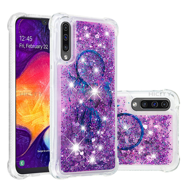 Coque Silicone Housse Etui Gel Bling-Bling S03 pour Samsung Galaxy A50S Plus