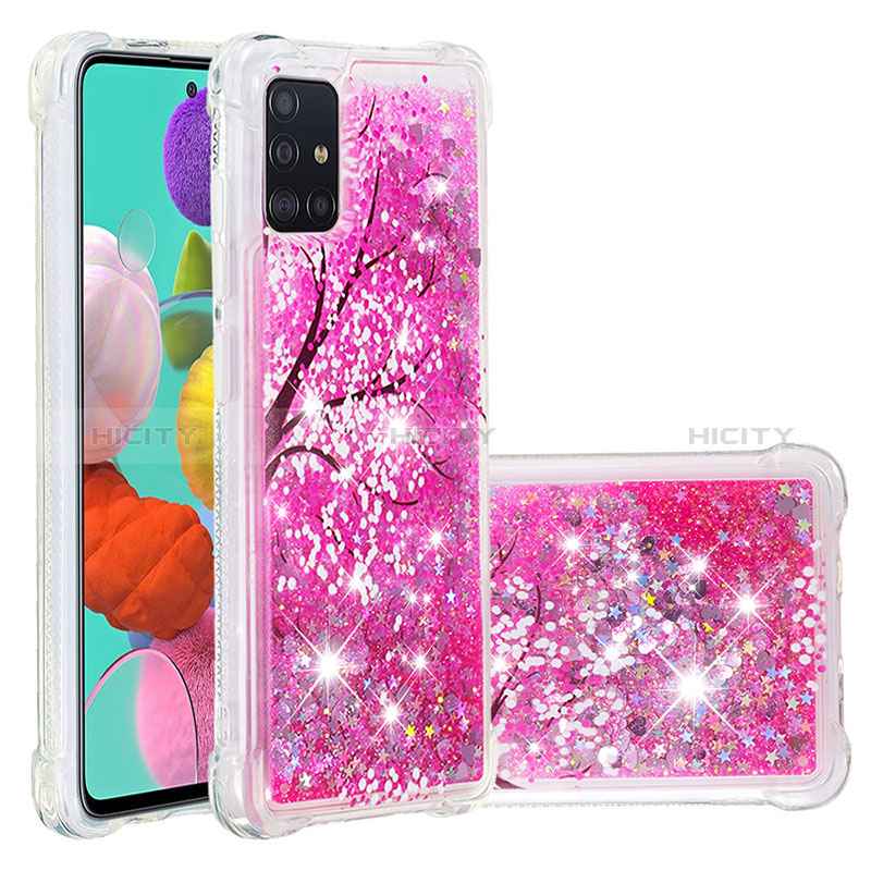 Coque Silicone Housse Etui Gel Bling-Bling S03 pour Samsung Galaxy A51 5G Plus