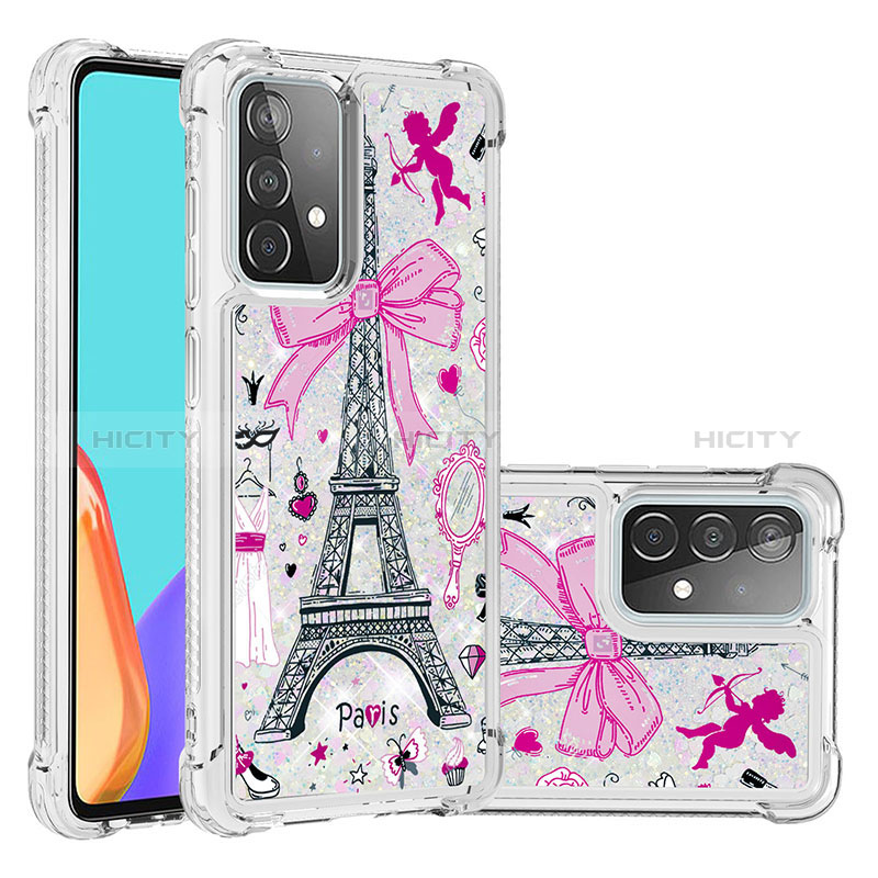 Coque Silicone Housse Etui Gel Bling-Bling S03 pour Samsung Galaxy A52s 5G Plus