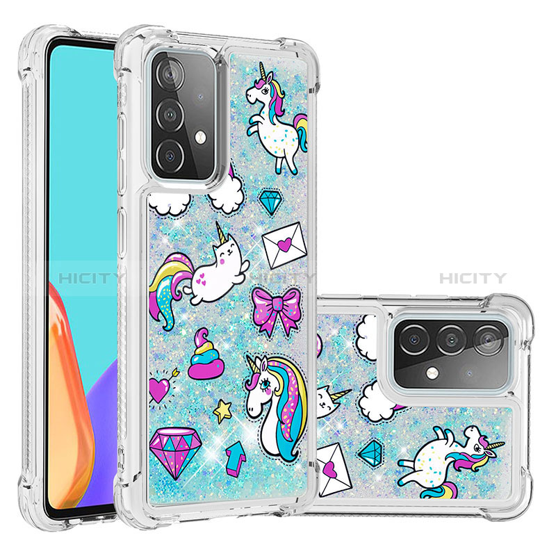 Coque Silicone Housse Etui Gel Bling-Bling S03 pour Samsung Galaxy A52s 5G Plus