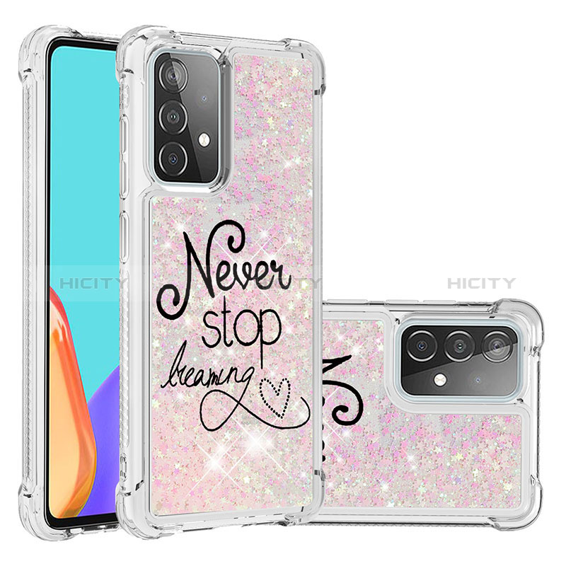 Coque Silicone Housse Etui Gel Bling-Bling S03 pour Samsung Galaxy A52s 5G Plus