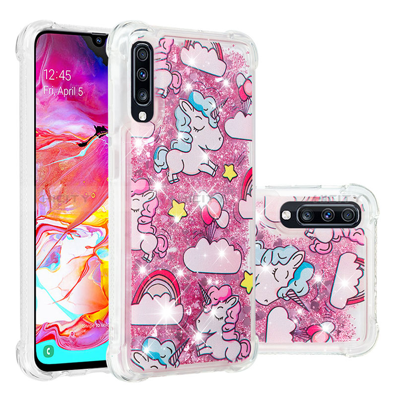 Coque Silicone Housse Etui Gel Bling-Bling S03 pour Samsung Galaxy A70S Plus