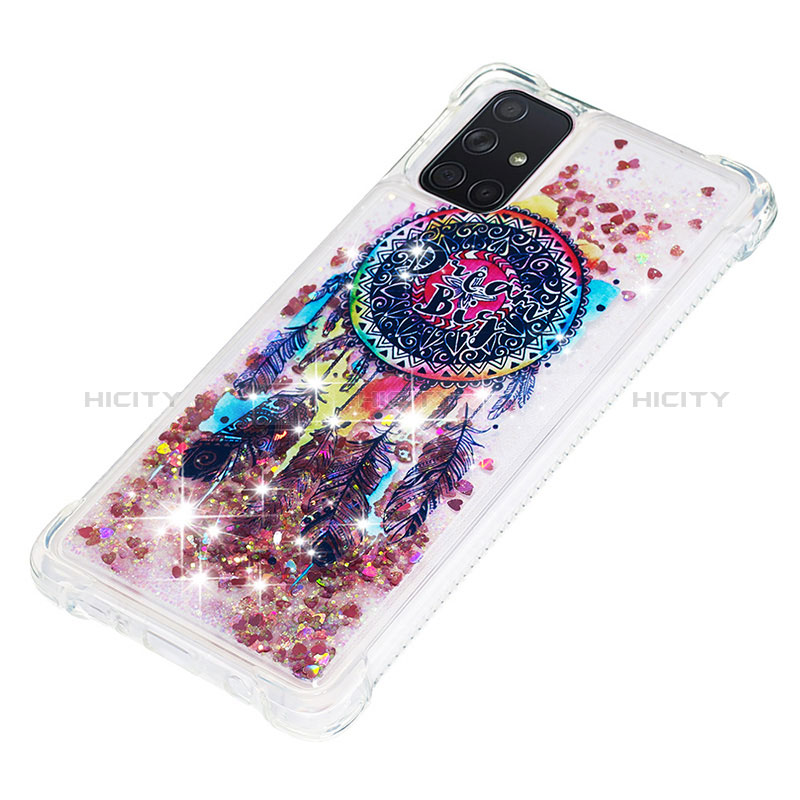 Coque Silicone Housse Etui Gel Bling-Bling S03 pour Samsung Galaxy A71 4G A715 Plus