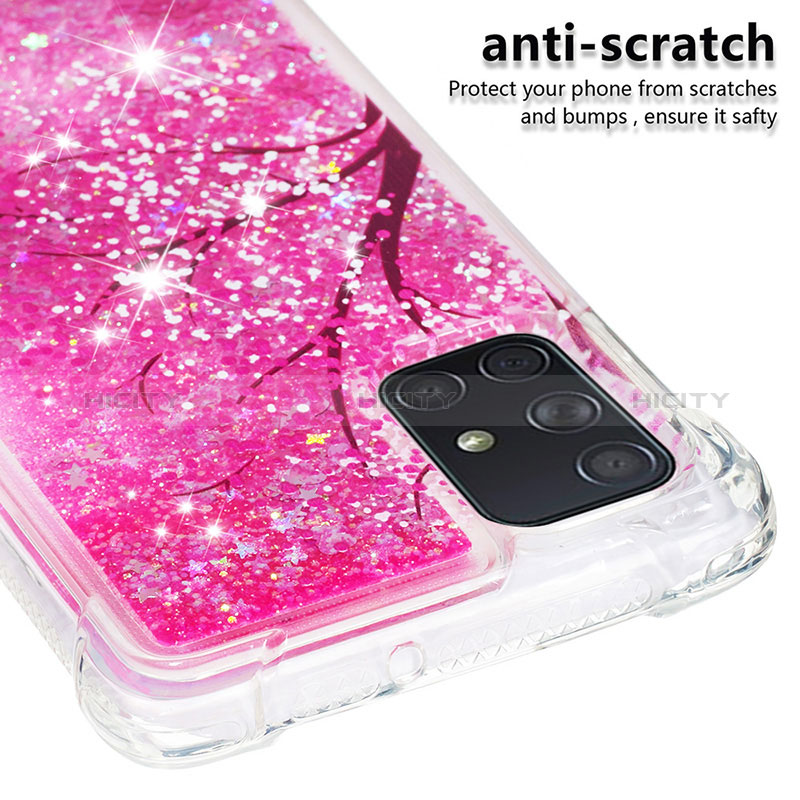 Coque Silicone Housse Etui Gel Bling-Bling S03 pour Samsung Galaxy A71 5G Plus