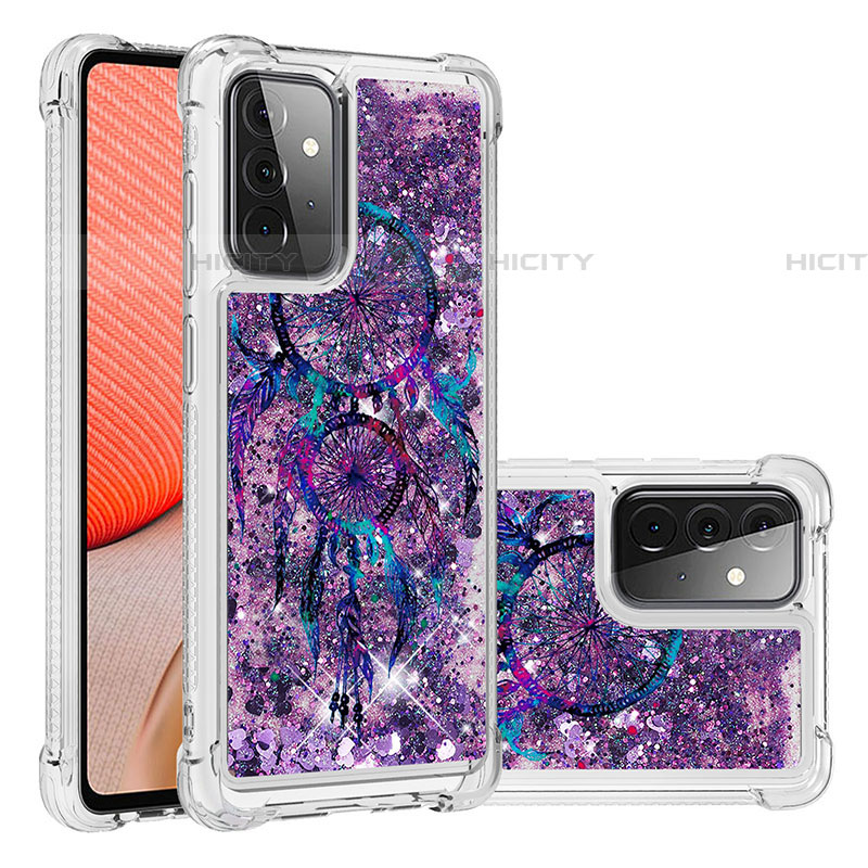 Coque Silicone Housse Etui Gel Bling-Bling S03 pour Samsung Galaxy A72 4G Plus