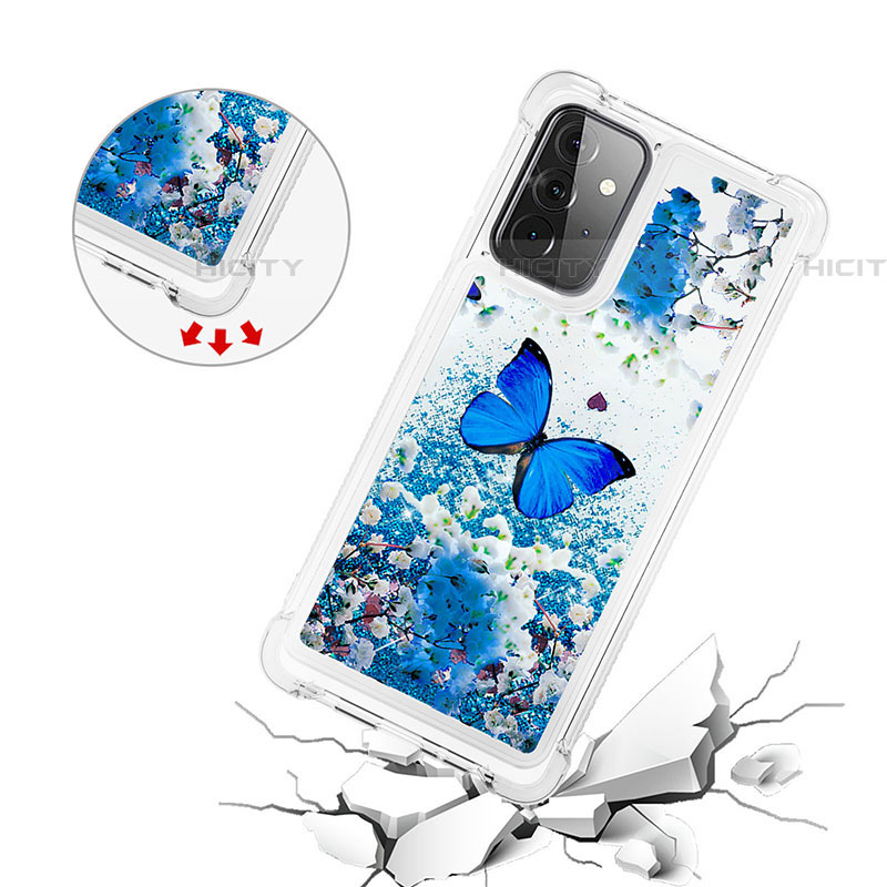 Coque Silicone Housse Etui Gel Bling-Bling S03 pour Samsung Galaxy A72 5G Plus