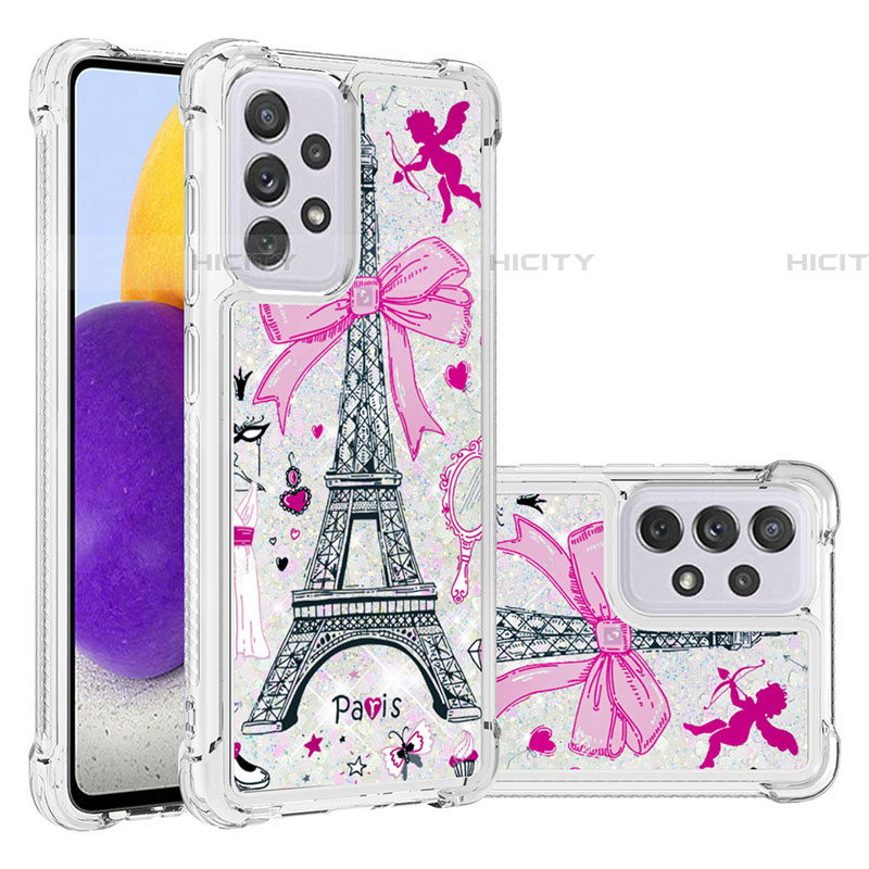 Coque Silicone Housse Etui Gel Bling-Bling S03 pour Samsung Galaxy A73 5G Plus