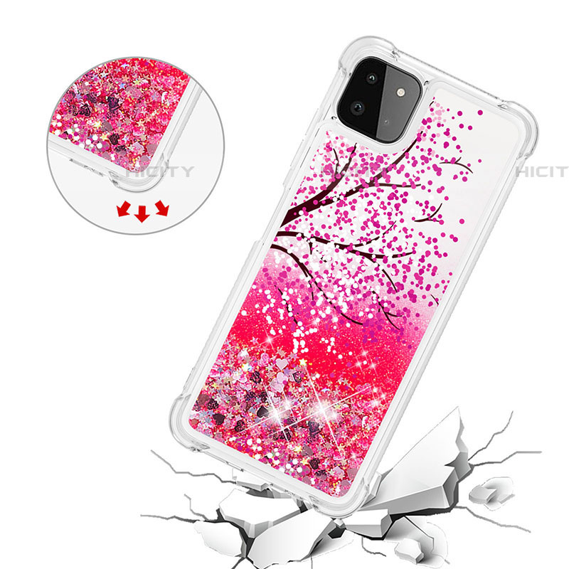 Coque Silicone Housse Etui Gel Bling-Bling S03 pour Samsung Galaxy F42 5G Plus