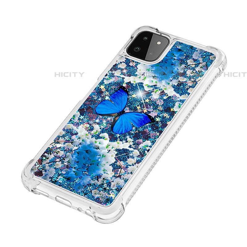 Coque Silicone Housse Etui Gel Bling-Bling S03 pour Samsung Galaxy F42 5G Plus