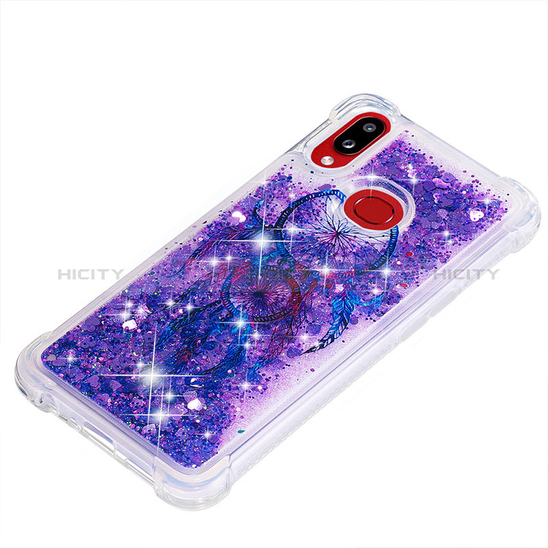 Coque Silicone Housse Etui Gel Bling-Bling S03 pour Samsung Galaxy M01s Plus