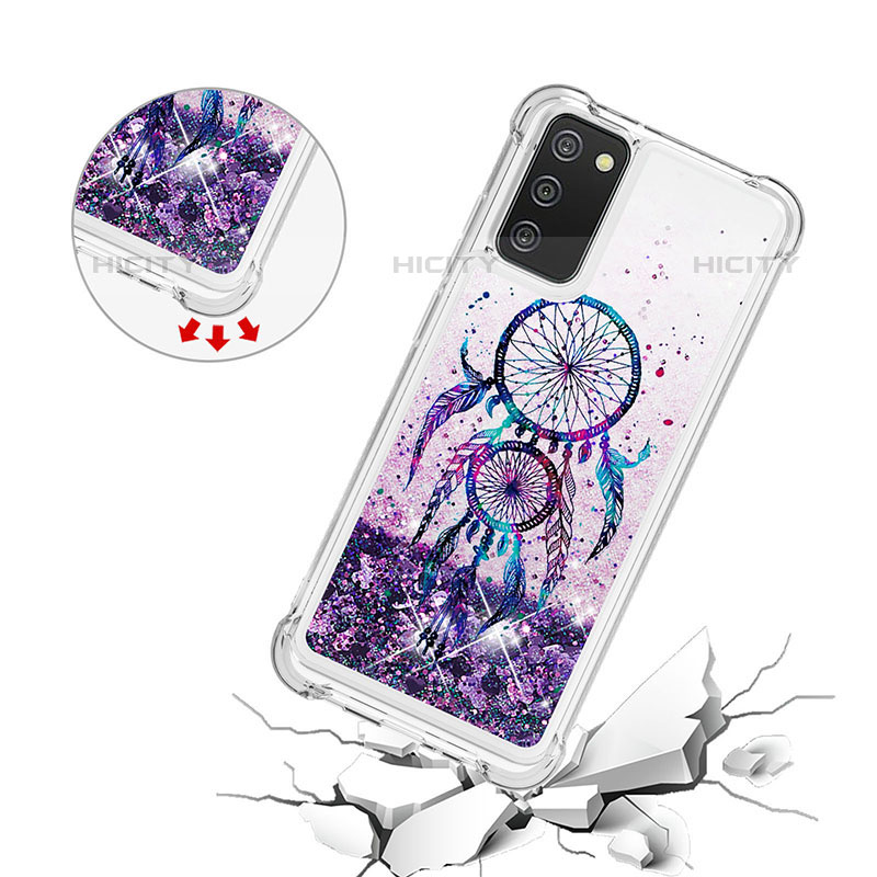 Coque Silicone Housse Etui Gel Bling-Bling S03 pour Samsung Galaxy M02s Plus