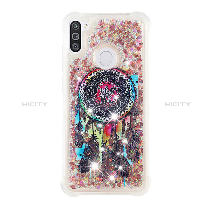 Coque Silicone Housse Etui Gel Bling-Bling S03 pour Samsung Galaxy M11 Plus