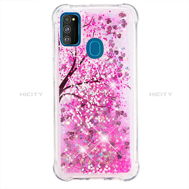 Coque Silicone Housse Etui Gel Bling-Bling S03 pour Samsung Galaxy M21 Plus