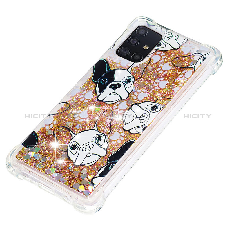 Coque Silicone Housse Etui Gel Bling-Bling S03 pour Samsung Galaxy M40S Plus