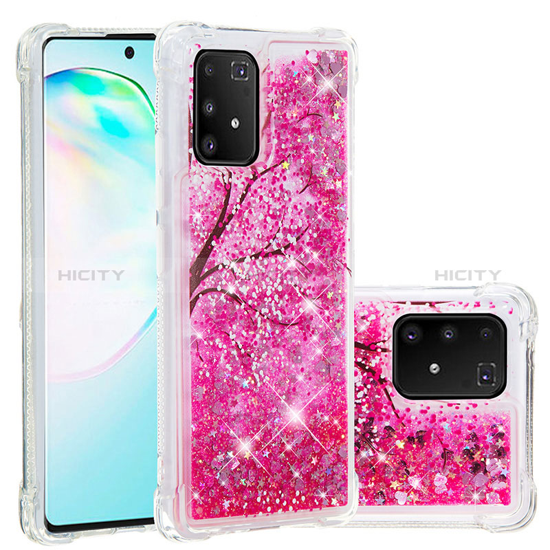 Coque Silicone Housse Etui Gel Bling-Bling S03 pour Samsung Galaxy M80S Plus