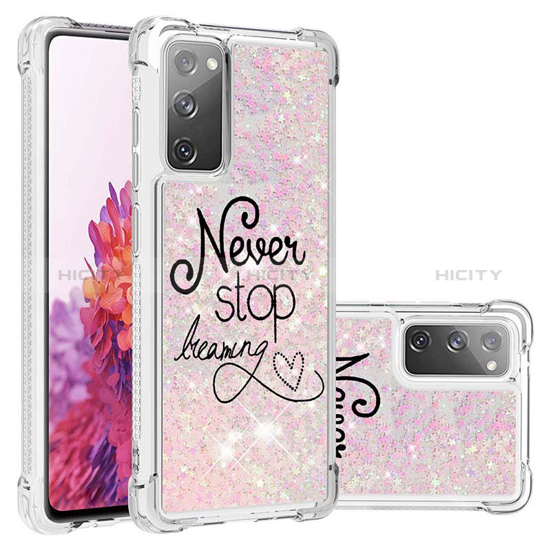 Coque Silicone Housse Etui Gel Bling-Bling S03 pour Samsung Galaxy S20 FE (2022) 5G Plus