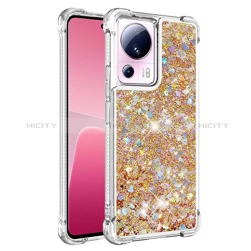 Coque Silicone Housse Etui Gel Bling-Bling S03 pour Xiaomi Civi 2 5G Or Plus