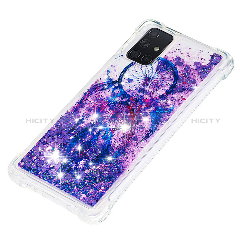 Coque Silicone Housse Etui Gel Bling-Bling S04 pour Samsung Galaxy A71 4G A715 Plus