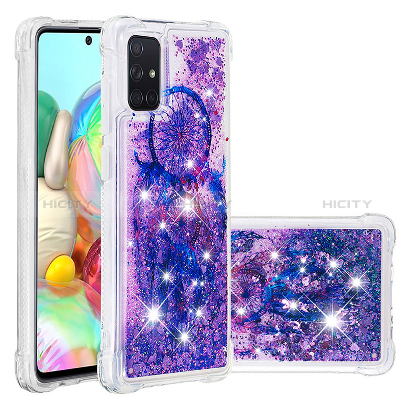 Coque Silicone Housse Etui Gel Bling-Bling S04 pour Samsung Galaxy A71 5G Plus