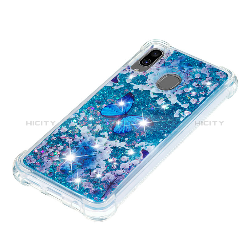 Coque Silicone Housse Etui Gel Bling-Bling S05 pour Samsung Galaxy A30 Plus