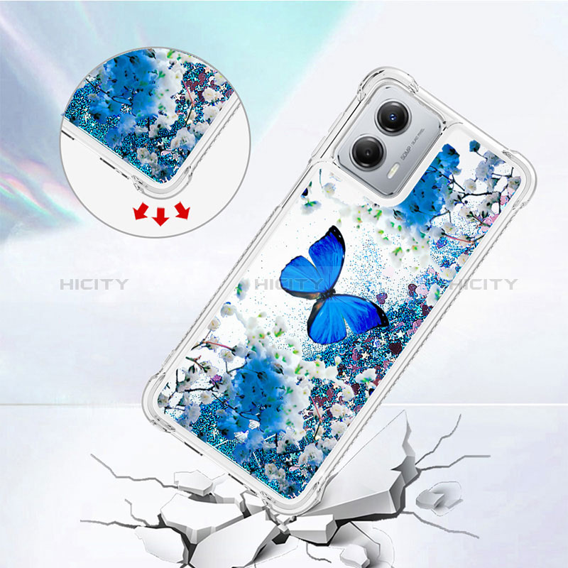 Coque Silicone Housse Etui Gel Bling-Bling YB1 pour Motorola Moto G 5G (2023) Plus