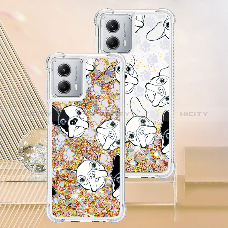 Coque Silicone Housse Etui Gel Bling-Bling YB1 pour Motorola Moto G 5G (2023) Plus