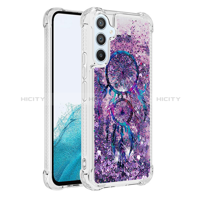 Coque Silicone Housse Etui Gel Bling-Bling YB1 pour Samsung Galaxy A54 5G Violet Plus