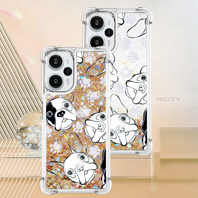 Coque Silicone Housse Etui Gel Bling-Bling YB1 pour Xiaomi Poco F5 5G Plus