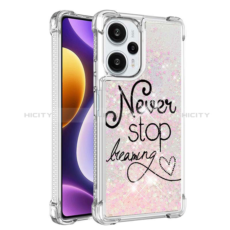 Coque Silicone Housse Etui Gel Bling-Bling YB1 pour Xiaomi Poco F5 5G Plus