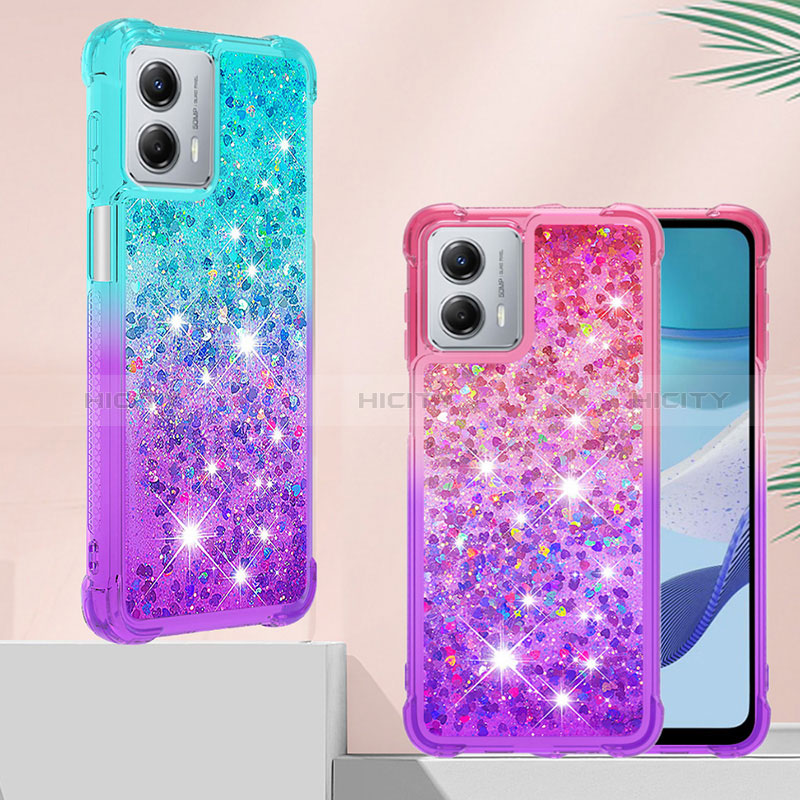 Coque Silicone Housse Etui Gel Bling-Bling YB2 pour Motorola Moto G 5G (2023) Plus