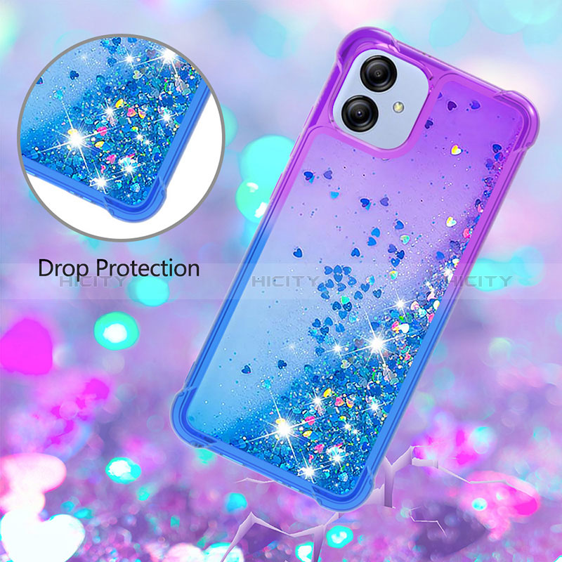 Coque Silicone Housse Etui Gel Bling-Bling YB2 pour Samsung Galaxy F04 Plus